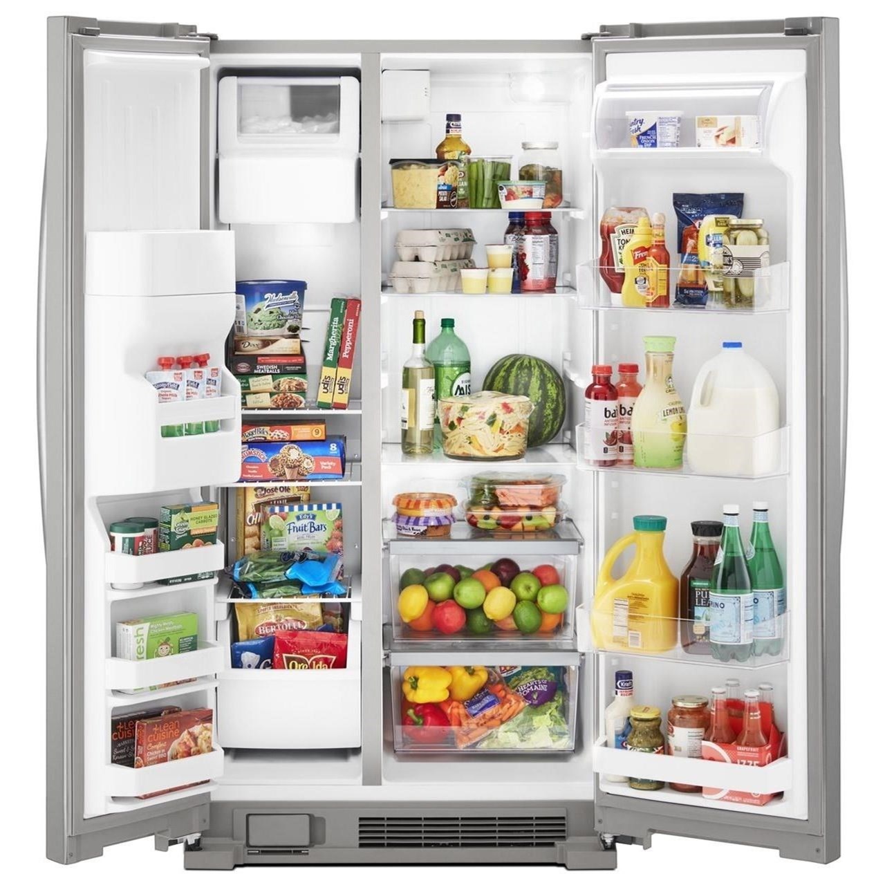 33 width side by side refrigerator
